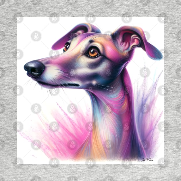 Beautiful Greyhound Dog Pastel Color by Greyhounds Are Greyt
